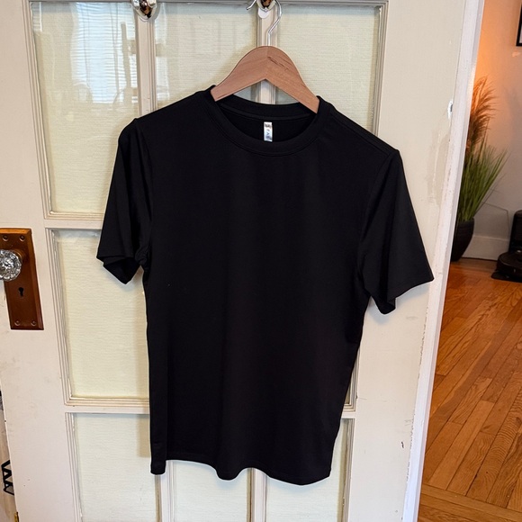 fabletics womens black full length t shirt - Picture 1 of 5